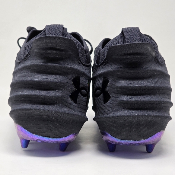 Under Armour Blur Smoke Suede 2.0 MC Football Cleats Mens Size 9 3027978-001 New - Picture 5 of 10
